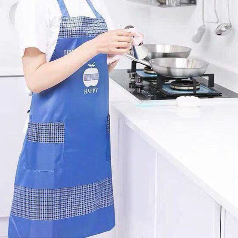 Kitchen Household Aprons Wipeable Waterproof - Multi Colors - Cupindy