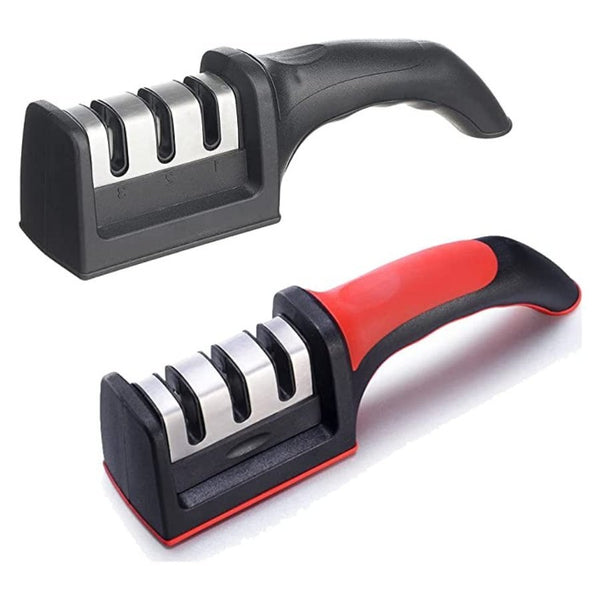 Kitchen Knife Sharpener - 3 Stages - Cupindy