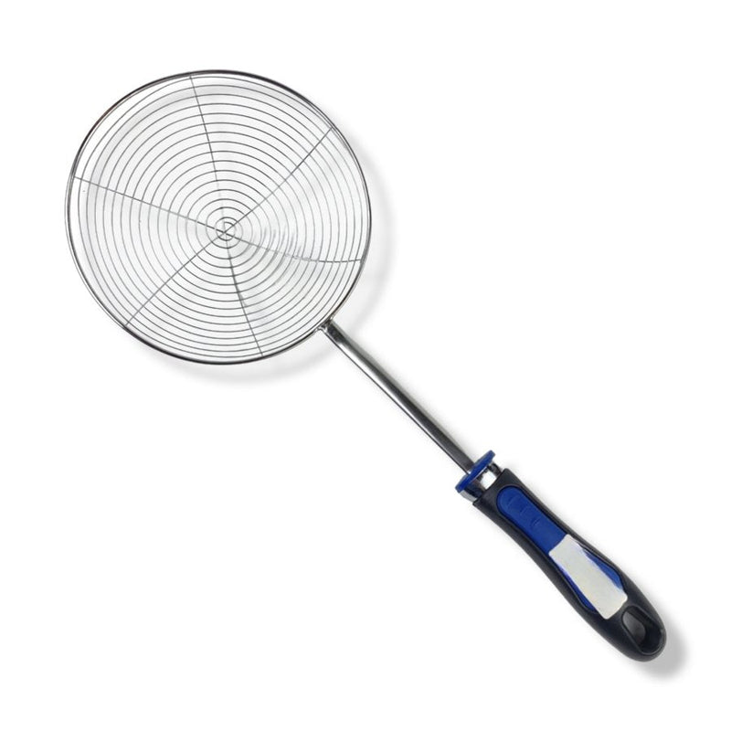 Kitchen Stainless Steel Colander, With Plastic Handle, Large - Cupindy