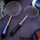 Kitchen Stainless Steel Colander, With Plastic Handle, Large - Cupindy