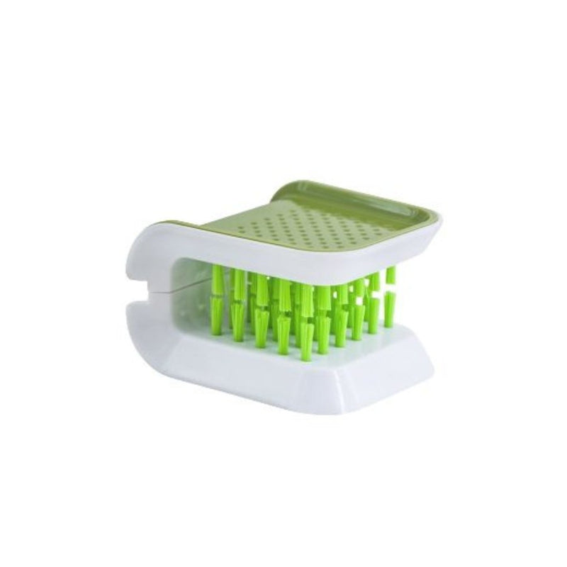Knife and Cutlery cleaning brush - White green - Cupindy