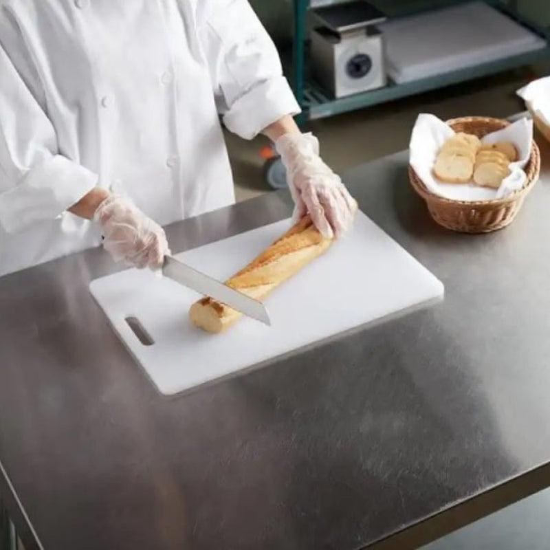 Large Cutting Board - Plastic, White 43 cm - Cupindy