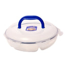 LOCK & LOCK - Easy Essentials Food Storage Container With Dividers - HSM954C - Cupindy