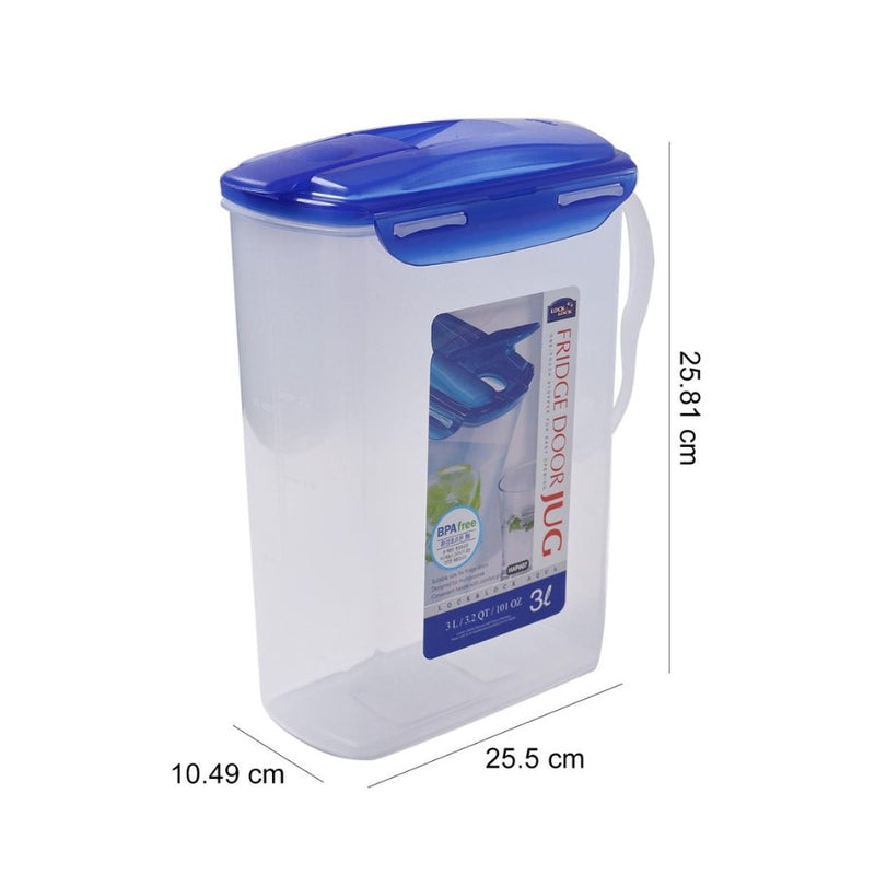 Lock & Lock, Plastic Fridge Door Jug, HAP607, 3 L - Cupindy