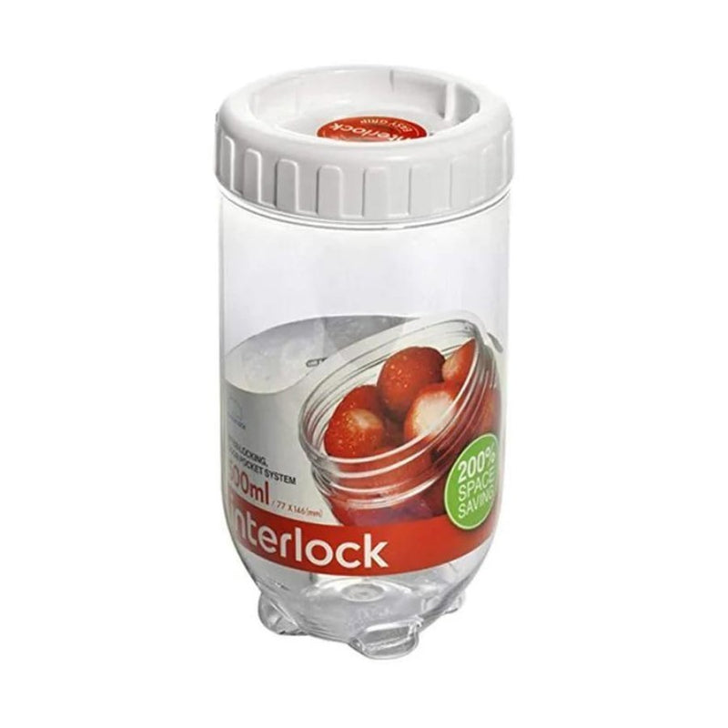 Lock & Lock, Plastic Interlock Food Storage Container, INL203, 500 ml - Cupindy