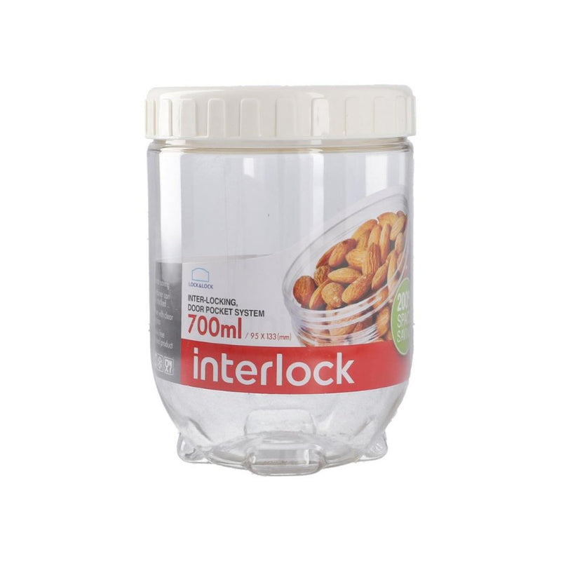 Lock & Lock, Plastic Interlock Food Storage Container, INL304, 700 ml - Cupindy