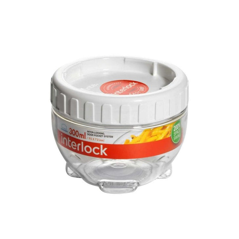 Lock & Lock, Plastic Interlock Food Storage Container, INL306, 300 ml - Cupindy