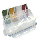 Lock & Lock, Seasoning Case with 4 Measuring Spoon, Transparent - 1.6 L - Cupindy