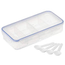 Lock & Lock, Seasoning Case with 4 Measuring Spoon, Transparent - 1.6 L - Cupindy