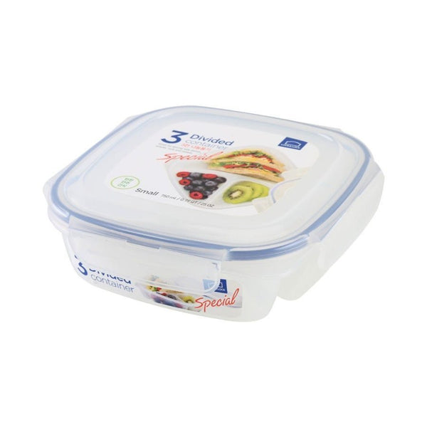 Lock & Lock - Special 3 Section Lunch Container - 750ml - Cupindy