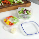 Lock & Lock, Square Lunch Box with Tray and Sauce Pot, Plastic, 950 ml - Cupindy