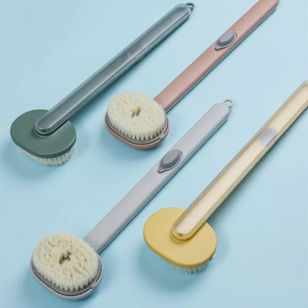 Long Shower Soft Brush With Gel Tank - Cupindy