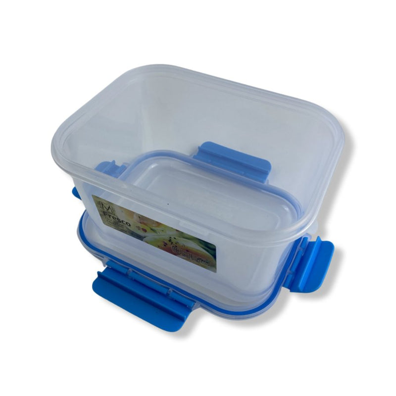 M-Design Fresco Blue Food Storage Container, 2.3 L (20 x 16 x 12 cm) - Cupindy