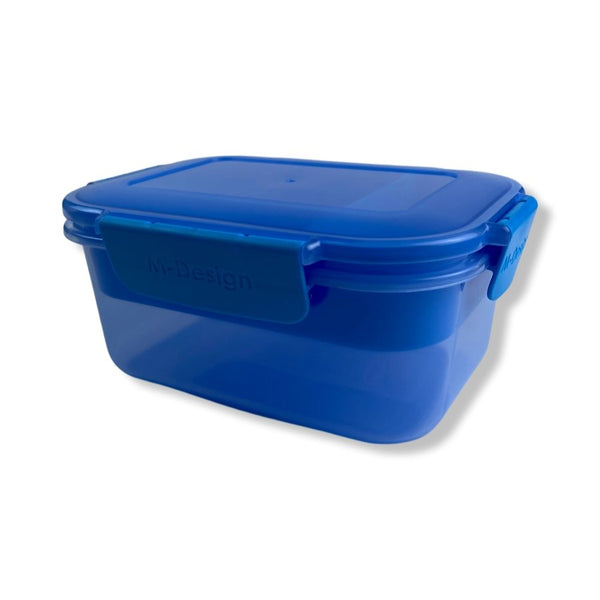 M-Design Fresco Blue Lunch Box, 1.1 L (19 x 14 x 8 cm) - Cupindy