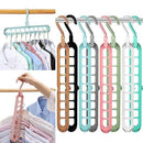 Magic Space Saving Clothes Plastic Hanger - Multi Colors - Cupindy