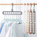 Magic Space Saving Clothes Plastic Hanger - Multi Colors - Cupindy