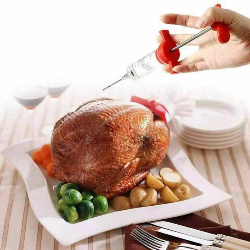 Marinada Meat And Chickens Injector With Stainless Steel Needle - Cupindy