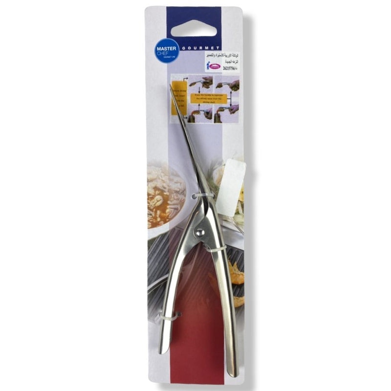 Master Chef Stainless Steal Shrimp Peeler, Silver - Cupindy