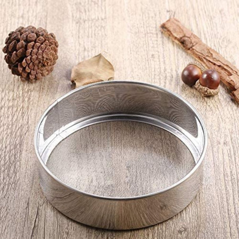 Mesh Sieves, Round Flour Sieve Strainers Set of 6 Pieces - Cupindy