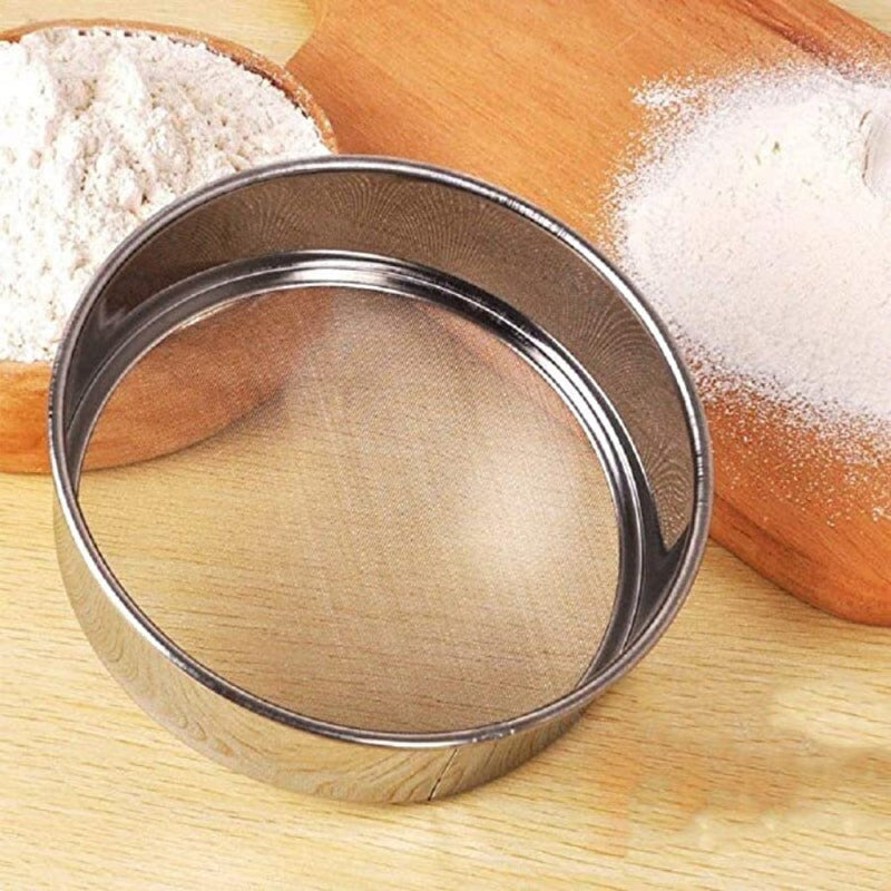 Mesh Sieves, Round Flour Sieve Strainers Set of 6 Pieces - Cupindy
