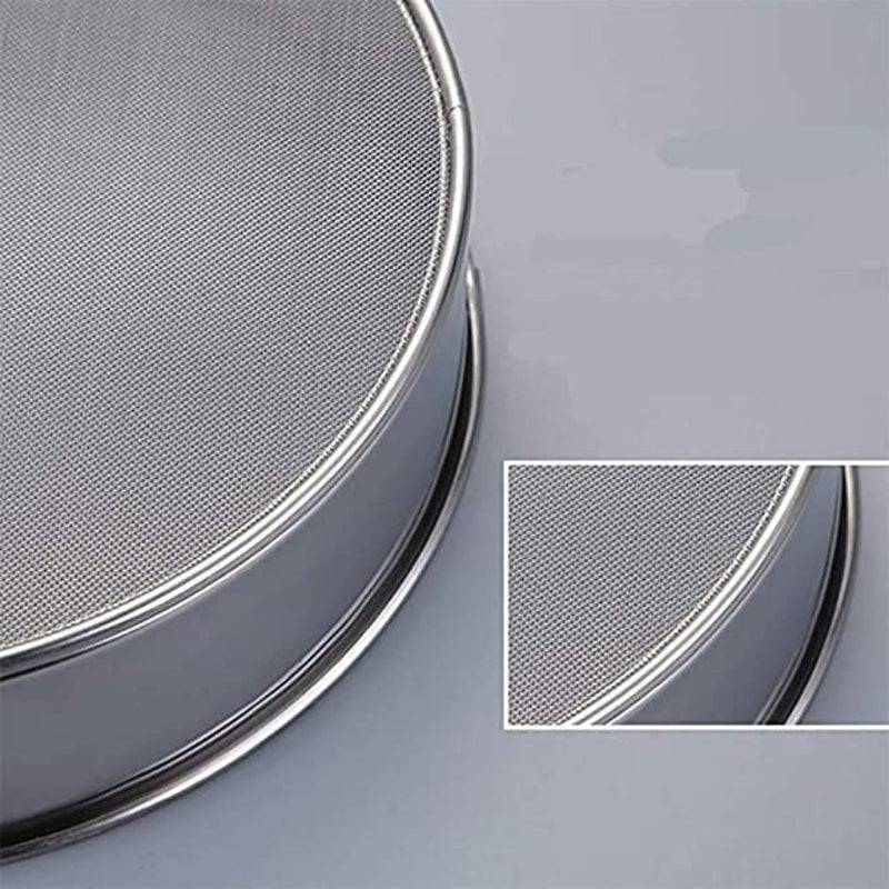 Mesh Sieves, Round Flour Sieve Strainers Set of 6 Pieces - Cupindy