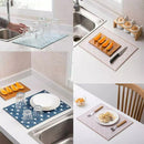 Microfiber Drying Mat 44x40 cm - Multi Colors - Cupindy