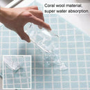 Microfiber Drying Mat 44x40 cm - Multi Colors - Cupindy