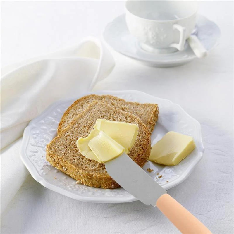 Mini Butter Knife with Plastic Handle 6pcs - Cupindy