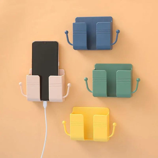 Mobile Phone and Remote Control Wall Holder With Arms - Cupindy