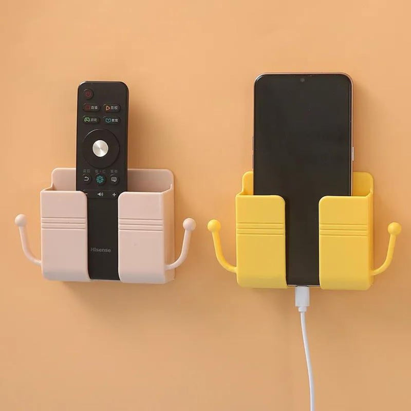 Mobile Phone and Remote Control Wall Holder With Arms - Cupindy