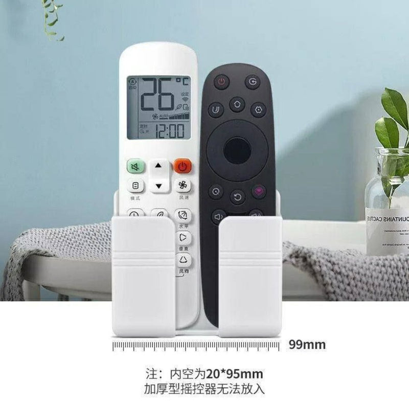 Mobile phone holder wall-mounted storage box remote control storage box remote control bracket - Cupindy