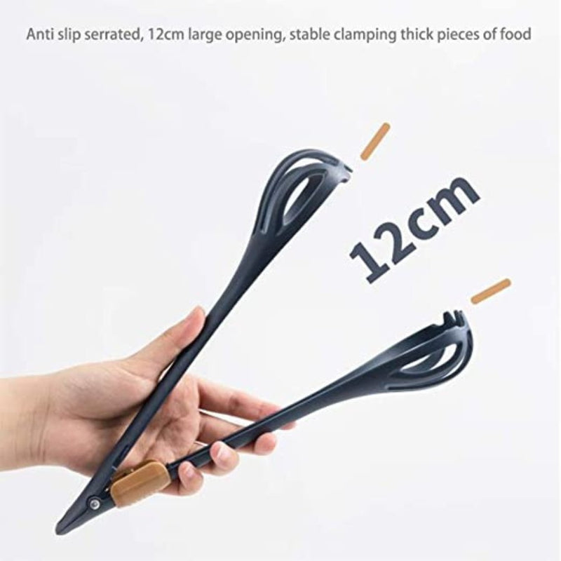 Multi-Function Whisk Eggs Trap, Food Tongs - Multi Colors - Cupindy