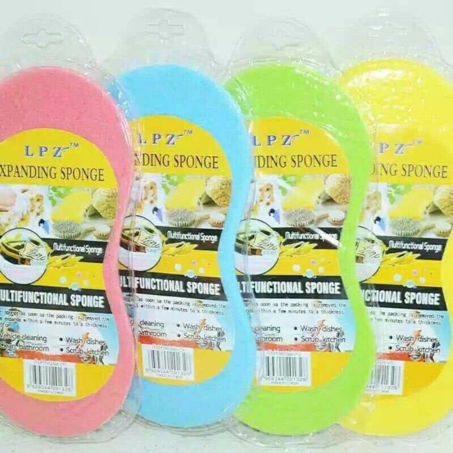 Multi-functional Sponge - 1 Piece - Multi Colors - Cupindy
