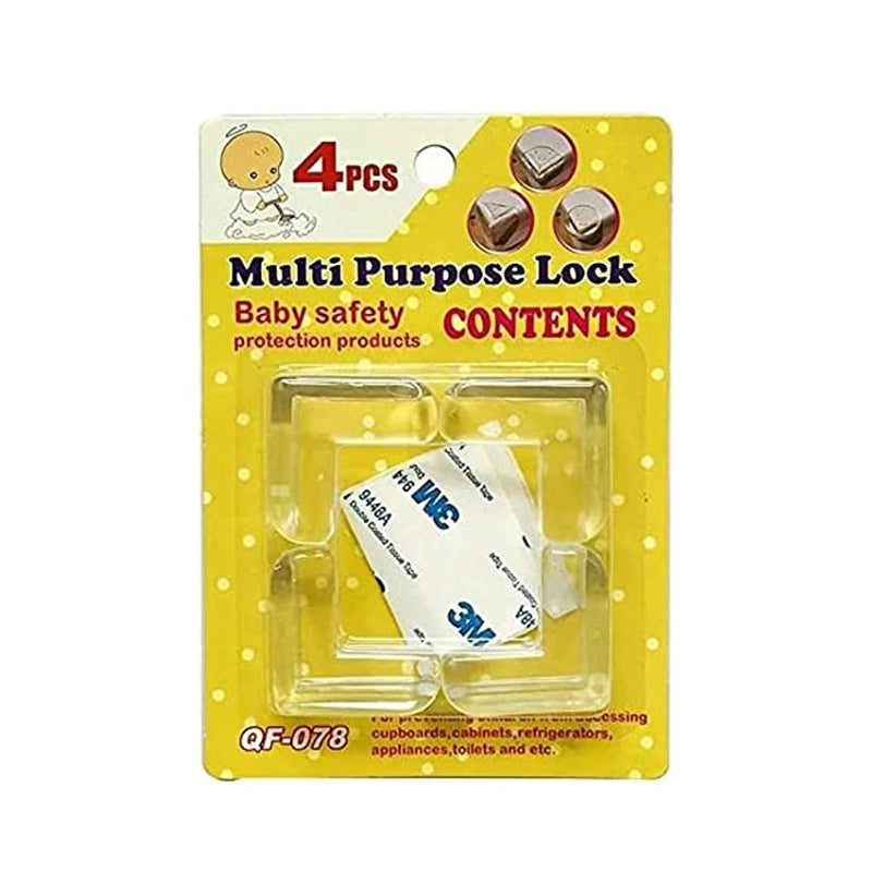 Multi Purpose Lock Baby Safety Set of 4 Pieces - Cupindy