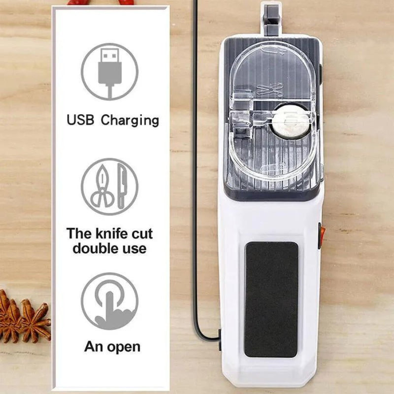 Multifunctional USB Electric Knife Sharpener - Cupindy