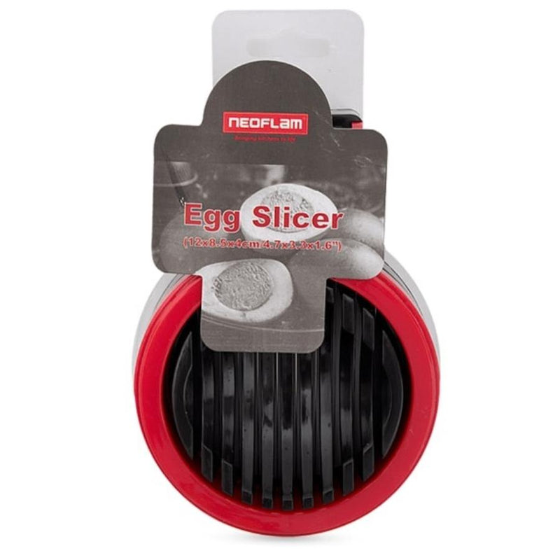 Neoflam Egg Slicer, Red and Black, 12cm - Cupindy