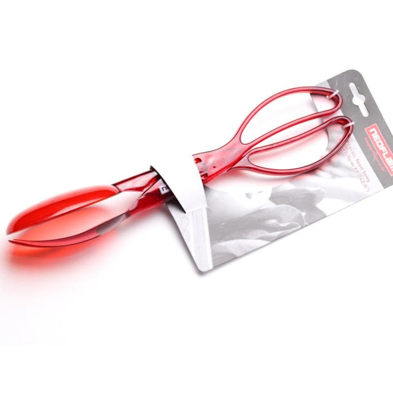 Neoflam Plastic Food Tong, Red, 28.5cm - Cupindy