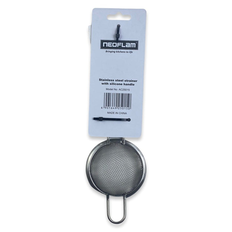 Neoflam Stainless Steel Strainer With Silicone Handle 7 cm - Cupindy