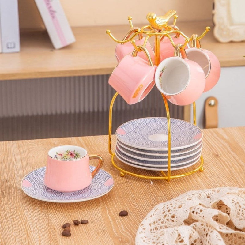 Nostalgia Porcelain Coffee Set 13 PCs - Cupindy