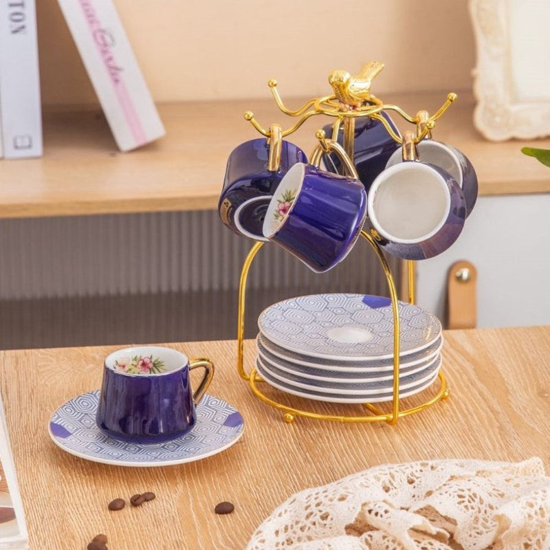 Nostalgia Porcelain Coffee Set 13 PCs - Cupindy