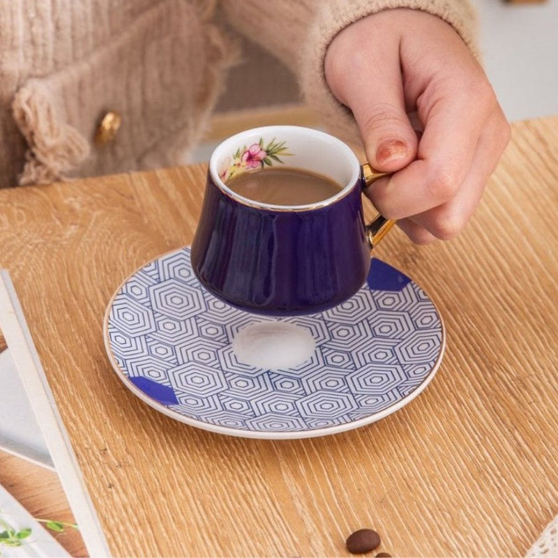 Nostalgia Porcelain Coffee Set 13 PCs - Cupindy