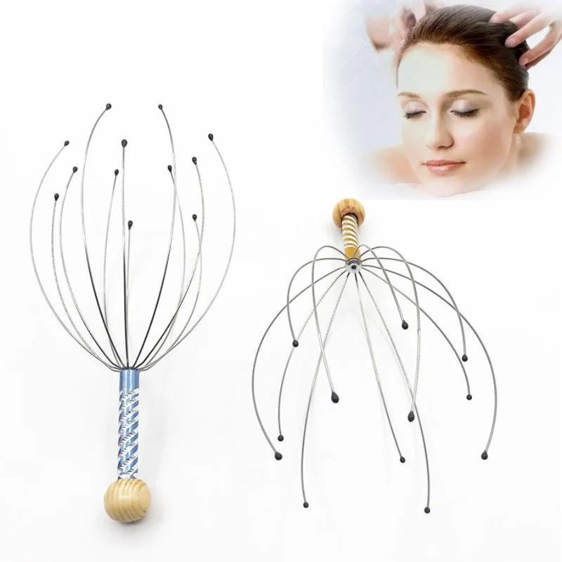 Octopus Head Massager Scalp Relaxation - Cupindy