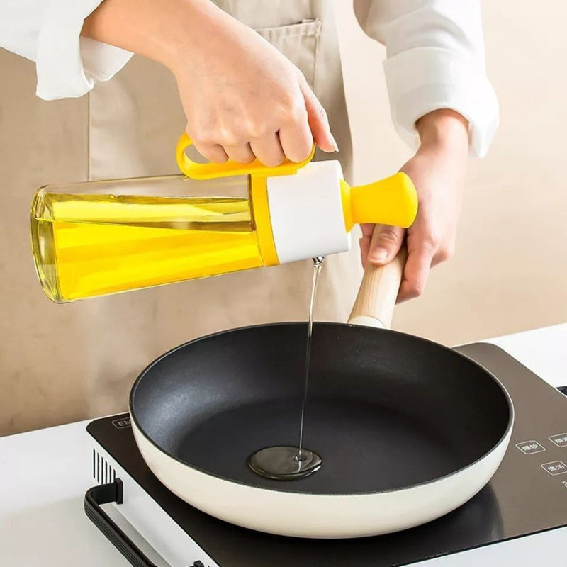 Oil Diffuser Bottle with Grill Brush 2 in 1 - 630 ml - Cupindy