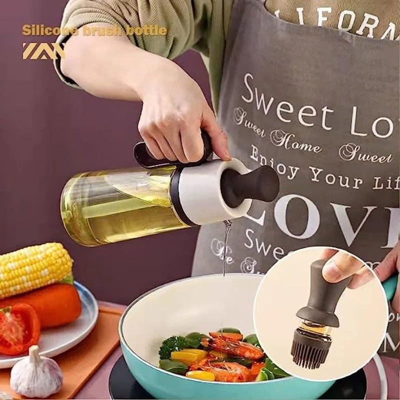 Oil Diffuser Bottle with Grill Brush 2 in 1 - 630 ml - Cupindy