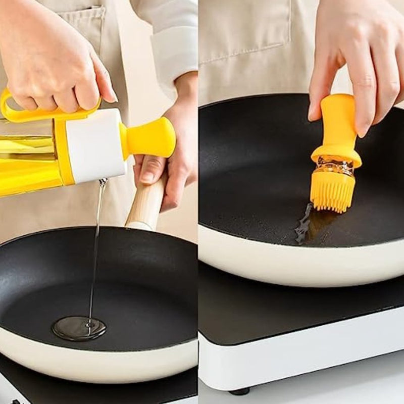 Oil Diffuser Bottle with Grill Brush 2 in 1 - 630 ml - Cupindy