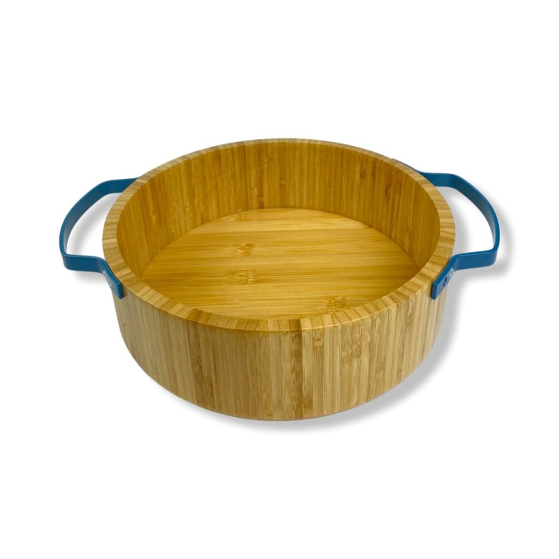 O'lala Medium Wooden Salad Bowl With Handles - SK-9448 - Cupindy