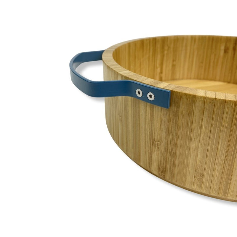 O'lala Medium Wooden Salad Bowl With Handles - SK-9448 - Cupindy
