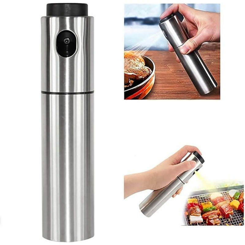 Olive oil sprayer for cooking, portable 100ml stainless steel - Cupindy