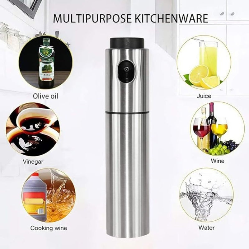 Olive oil sprayer for cooking, portable 100ml stainless steel - Cupindy