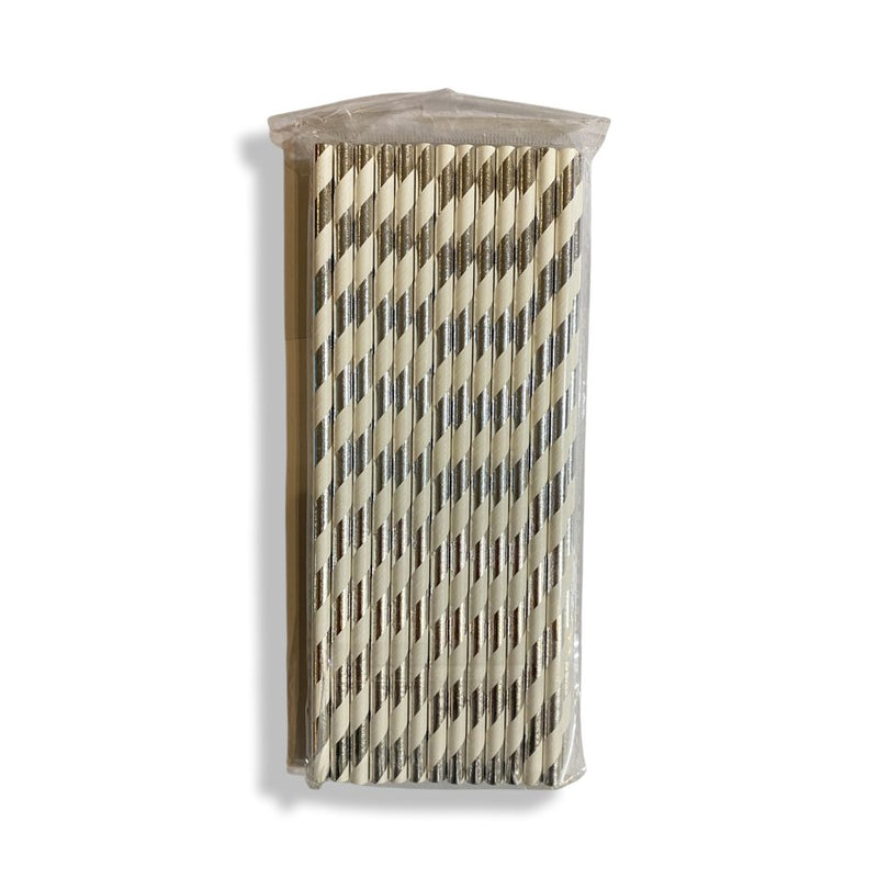 Paper Straws for drinking - 25 Pieces - Multi Colors - Cupindy